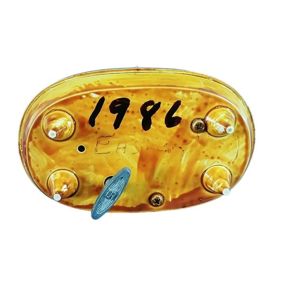 Music Box Handmade Cast Resin Owls on Perch "Born Free" Tune 1986 Vintage - Picture 7 of 8